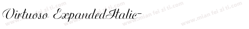 Virtuoso ExpandedItalic字体转换